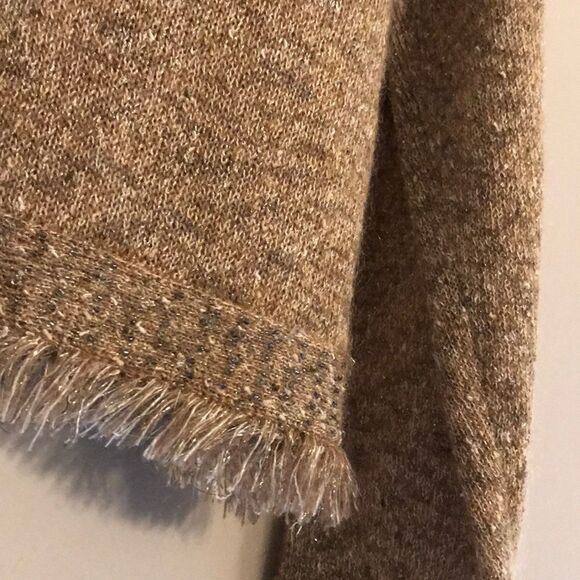 Kate Hill Gold Metallic Cardigan - Size Large - Picture 5 of 13